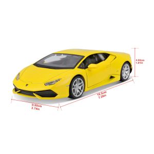 Метална кола Maisto Lamborghini Huracán LP 610-4 1:24, жълта