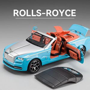 Метална кола Rolls-Royce Dawn Cabriolet 1:24, синя