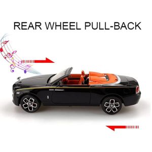 Метална кола Rolls-Royce Dawn Cabriolet 1:24, черна