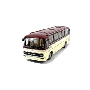 Метален автобус Mercedes-Benz O 302 1:24, бордо и кремав, Без опаковка
