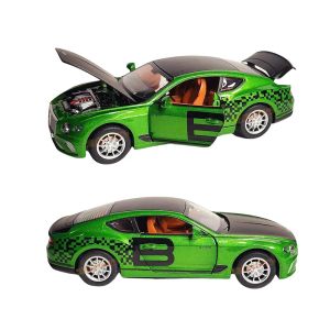 Метална кола Bentley Continental GT 1:22, зелена