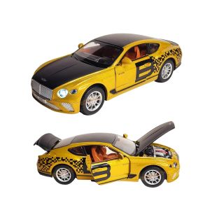 Метална кола Bentley Continental GT 1:22, златиста