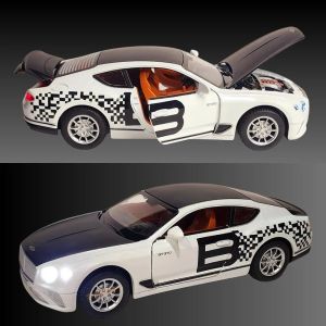 Метална кола Bentley Continental GT 1:22, бяла