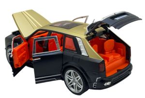 Метална кола Rolls-Royce Cullinan 1:24, Жълт