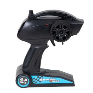 Голяма скоростна лодка с дистанционно управление 40 MHz, червена, 74 x 25 x 15 см