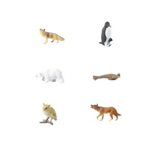 Комплект фигурки полярни животни FAUNA – 6 броя