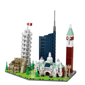 Конструктор Италия с Наклонената кула в Пиза, 568 части