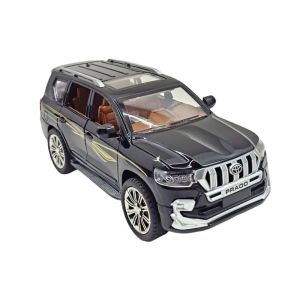 Метален джип Toyota Land Cruiser, 1:24, Черен, Без опаковка