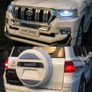 Метален джип Toyota Land Cruiser, 1:24, Бял, Без опаковка