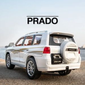 Метален джип Toyota Land Cruiser, 1:24, Бял, Без опаковка