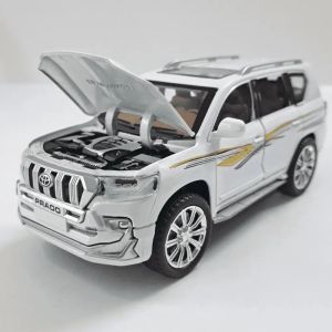 Метален джип Toyota Land Cruiser, 1:24, Бял, Без опаковка