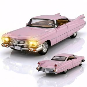Метален автомобил Cadillac Eldorado 1959, 1:24, Без индивидуална опаковка, Розов
