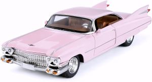 Метален автомобил Cadillac Eldorado 1959, 1:24, Без индивидуална опаковка, Розов