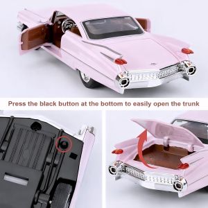 Метален автомобил Cadillac Eldorado 1959, 1:24, Без индивидуална опаковка, Розов