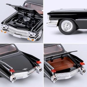 Метален автомобил Cadillac Eldorado 1959, 1:24, Черен, Без индивидуална опаковка