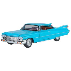 Метален автомобил Cadillac Eldorado 1959, 1:24, Син, Без индивидуална опаковка