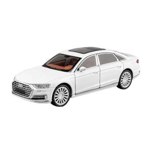Колекционерски метален модел Audi A8L Luxury Edition, 1:24, Бял, Без индивидуална опаковка