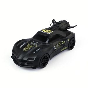 Кола Batman с дистанционно, Пушек, 2.4GHz, Светлини, Черна