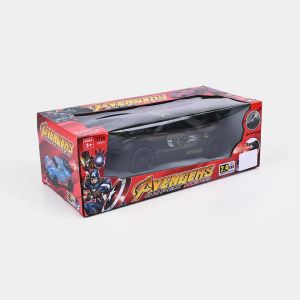 Кола Batman с дистанционно, Пушек, 2.4GHz, Светлини, Черна