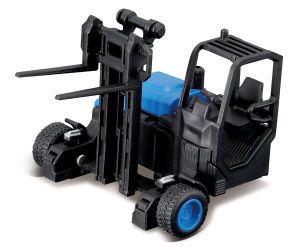 Метален камион Bburago Mercedes-Benz Actros Haulers Lift & Load, 1:43, с мотокар и аксесоари