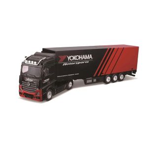 Метален камион Bburago Mercedes-Benz Actros Yokohama Motorsports, 1:43