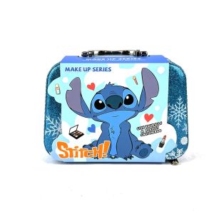 Детски комплект за грим Stitch в куфарче, 14 части
