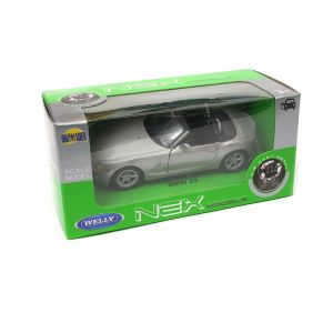 Метална кола Welly BMW Z4 кабриолет, 1:24, Сива