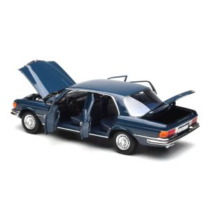 Метална кола Mercedes-Benz 350 SEL W116, 1:18, Hansa Blue, Norev