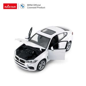 Метална кола BMW X6 M Rastar, 1:24, бяла