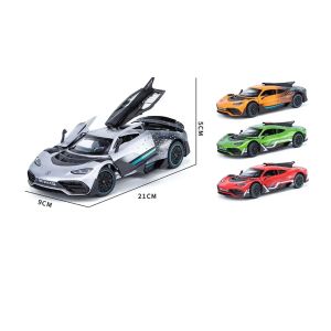 Метална кола Mercedes-AMG ONE, 1:24, оранжева