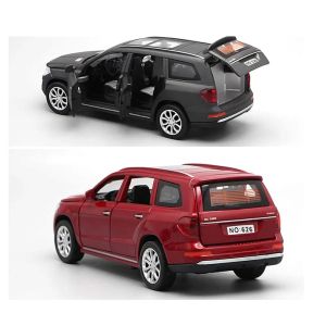 Метална кола Mercedes-Benz GL 500, 1:32, светлини и звук, черна