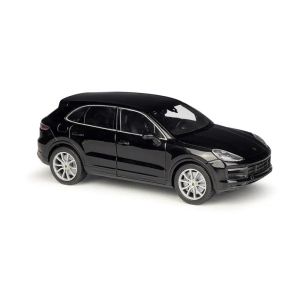 Метална кола Porsche Cayenne Turbo, 1:24, Черен, Welly 