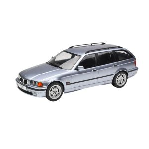 Метална кола BMW 3 Series E36 Touring 1995 1:18 Сребриста – Model Car Group