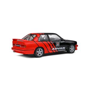 Метална кола BMW E30 M3 Drift Team 1990 1:18 Черна – Solido