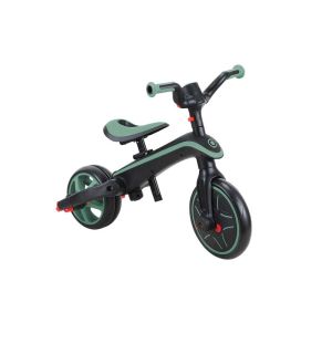 Детска триколка 4 в 1 GLOBBER EXPLORER TRIKE FOLDABLE, сгъваема, цвят маслина
