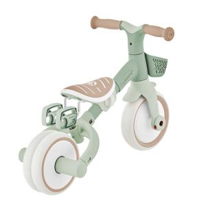 Триколка с родителски контрол 3 в 1 GLOBBER LEARNING TRIKE PLUS ECOLOGIC, мента