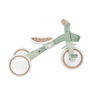 Триколка с родителски контрол 3 в 1 GLOBBER LEARNING TRIKE PLUS ECOLOGIC, мента