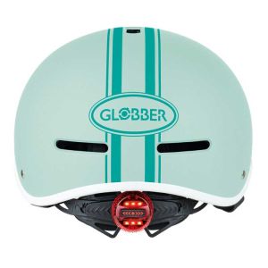 Детска светеща каска Globber Master XS/S (47-51см), ментово-зелена