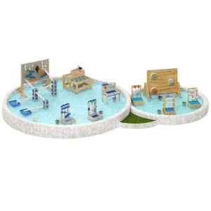 Дървена сензорна маса за игра с вода Classic World Educational