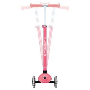 Детска тротинетка със светещи колела PRIMO PLUS GLOW LIGHTS, корал