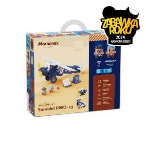 Мини вафлен конструктор Marioinex "Самолет RWD-13", 120 части