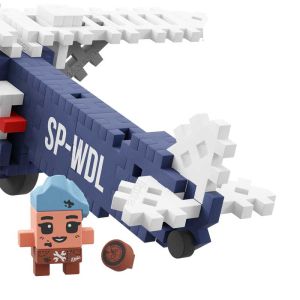 Мини вафлен конструктор Marioinex "Самолет RWD-13", 120 части