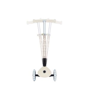 Сгъваема еко тротинетка с 3 колела GLOBBER JUNIOR FOLDABLE LIGHTS ECO - цвят кокос