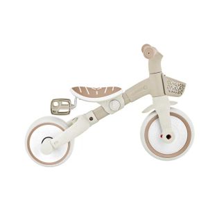 Триколка с родителски контрол 3 в 1 GLOBBER LEARNING TRIKE PLUS ECOLOGIC, бежова