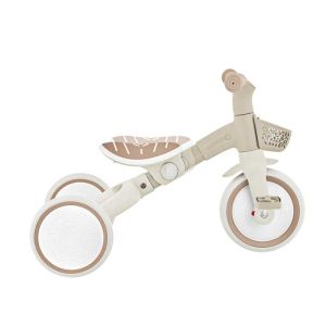 Триколка с родителски контрол 3 в 1 GLOBBER LEARNING TRIKE PLUS ECOLOGIC, бежова