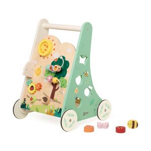 Дървена проходилка Classic World "Горски свят" с активности 12+ месеца