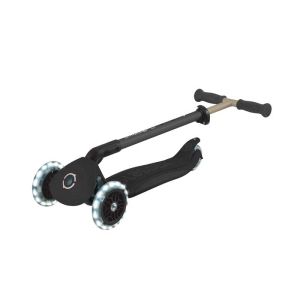 Тротинетка 5 в 1 GLOBBER GO UP DELUXE LIGHTS 360° - черна
