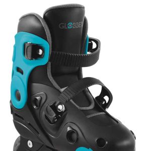 Детски ролери със светещи колела GLOBBER GO SKATES, размер 34-37 - сини