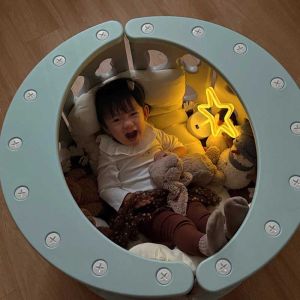 Детски многофункционален модул Feelkids за игра и почивка – зелен