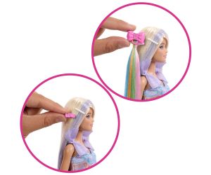 Кукла Barbie Fun & Fancy с дълга коса и 2 тоалета, Mattel